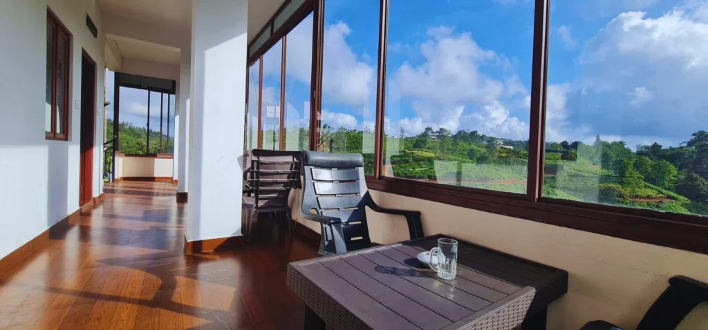 outside view from my guest rooms in kuttikkanam